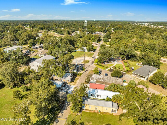 253 Sycamore St, Bay Saint Louis, MS 39520 - bird's eye view featuring a view of trees