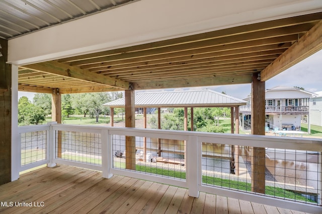 4054 Mallard St, Bay Saint Louis, MS 39520 - view of wooden terrace