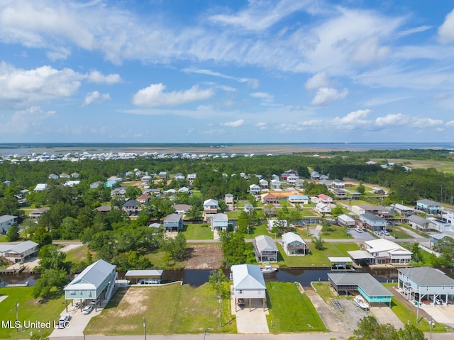 4054 Mallard St, Bay Saint Louis, MS 39520 - aerial view of residential area featuring a large body of water