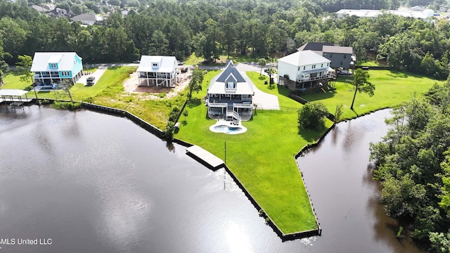 12441 Old Cypress Creek Cv, Diberville, MS 39540 - bird's eye view of a large body of water