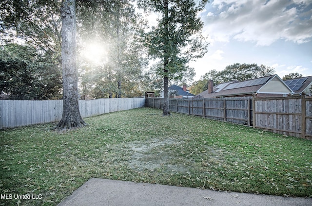 view of yard