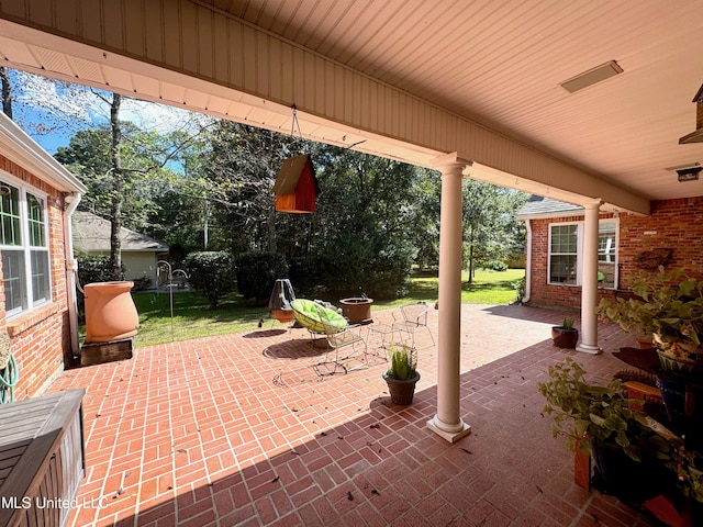 view of patio