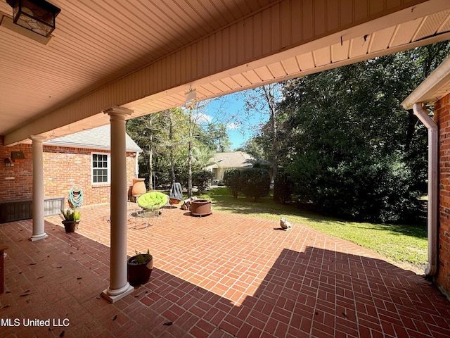 view of patio