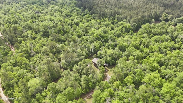 aerial view with a view of trees