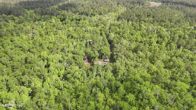 aerial view with a view of trees