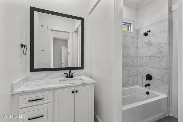308 Lois Ct, Madison, MS 39110 - bathroom featuring vanity and bathtub / shower combination
