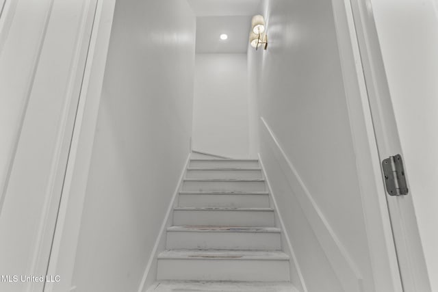 308 Lois Ct, Madison, MS 39110 - staircase with recessed lighting