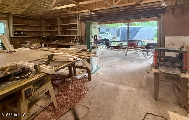 3833 Cooperville Rd, Pelahatchie, MS 39145 - misc room featuring unfinished concrete floors