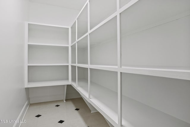 view of pantry