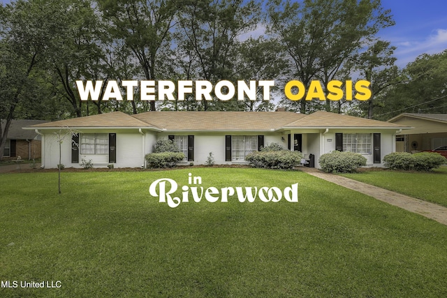 5024 Riverwood Cir, Jackson, MS 39211 - view of front of property featuring a front lawn