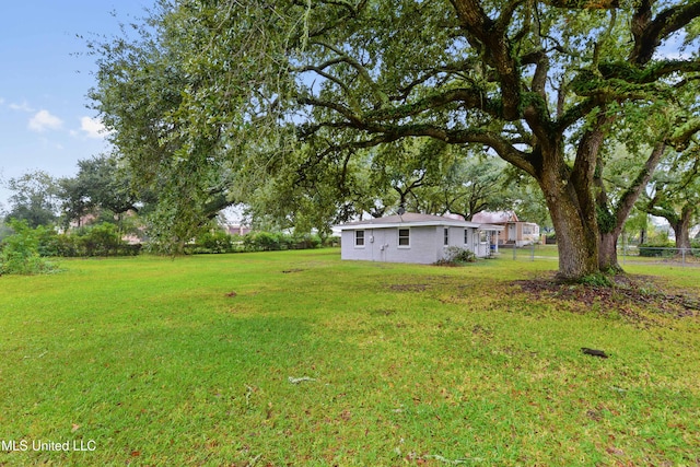 view of yard