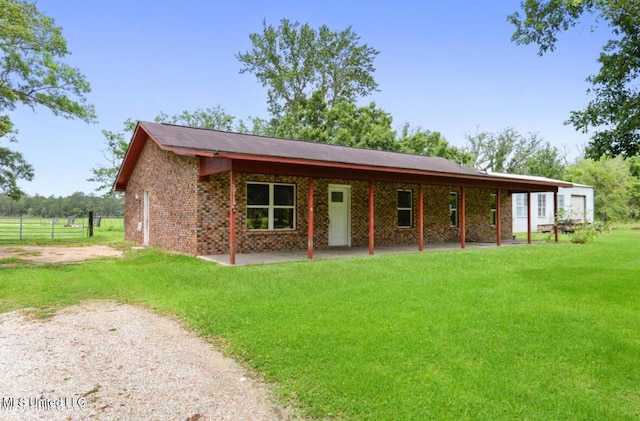 4127 Ceolia Taylor Rd, Moss Point, MS 39562 - view of front of home with a patio