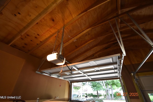 1211 River Rd, Greenwood, MS 38930 - garage view of a garage door opener