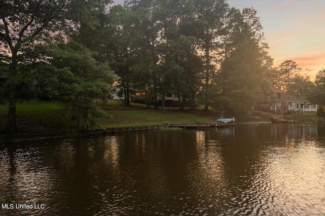 property view of water