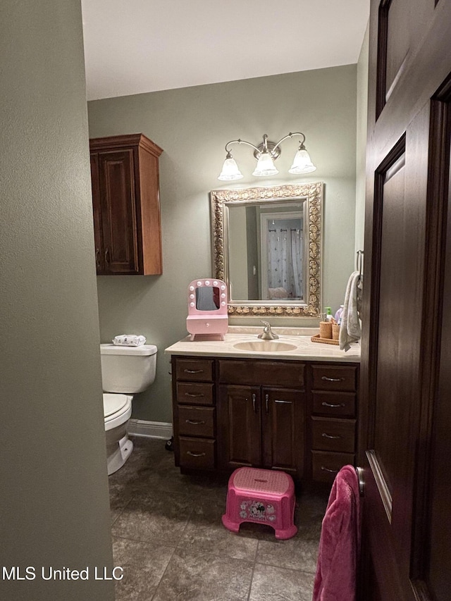 706 Anchor Lake Rd, Carriere, MS 39426 - bathroom with vanity and tile patterned floors