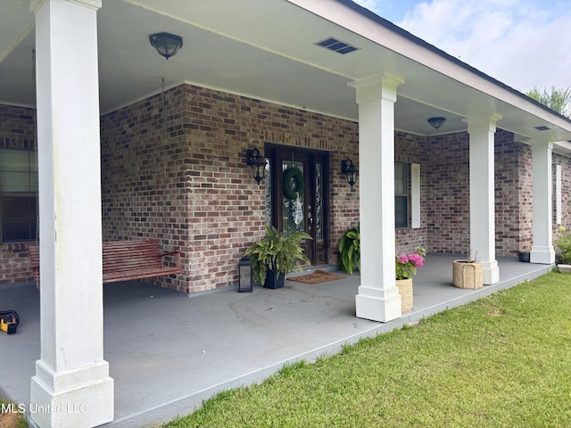 706 Anchor Lake Rd, Carriere, MS 39426 - view of covered porch
