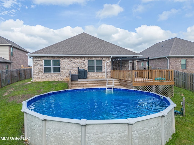 15581 Ollie Ln, Biloxi, MS 39532 - view of pool featuring a deck