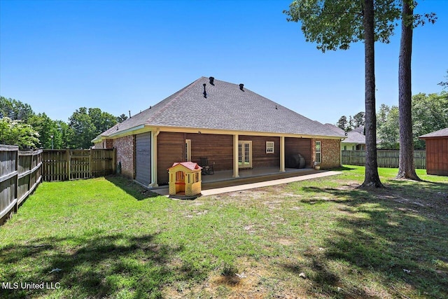 115 Victoria Pl, Brandon, MS 39042 - rear view of house featuring roof with shingles
