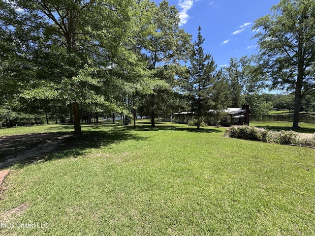 206 C St, Brandon, MS 39042 - view of grassy yard with a water view