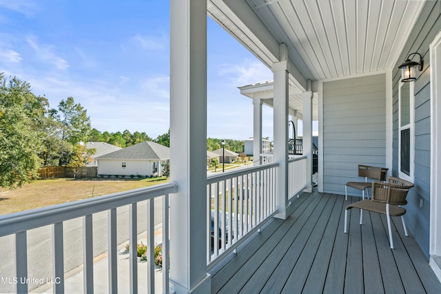 view of deck