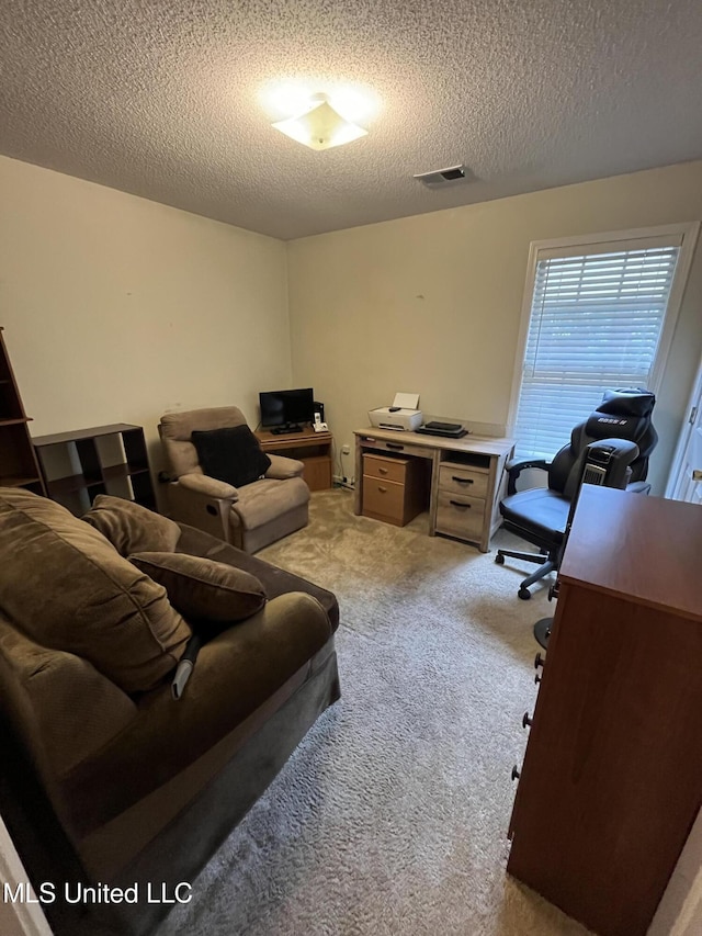 7605 Davis Pkwy, Southaven, MS 38671 - office space featuring light carpet and a textured ceiling