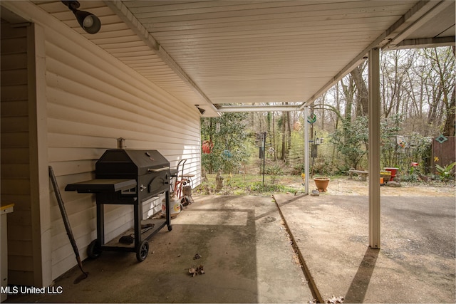 view of patio