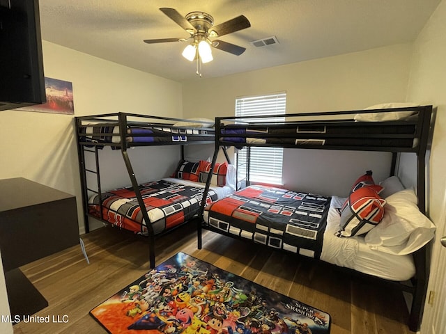 1276 Century Oaks Dr Unit B, Gulfport, MS 39507 - bedroom featuring wood finished floors and a ceiling fan