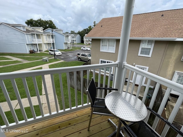 1276 Century Oaks Dr Unit B, Gulfport, MS 39507 - balcony featuring a residential view