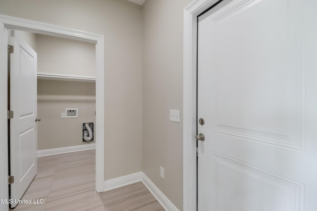 113 Magnolia Farms Dr, Lucedale, MS 39452 - laundry area featuring washer hookup and baseboards
