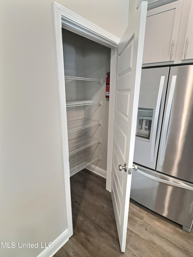 view of pantry