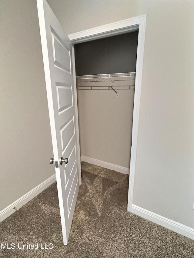 view of closet