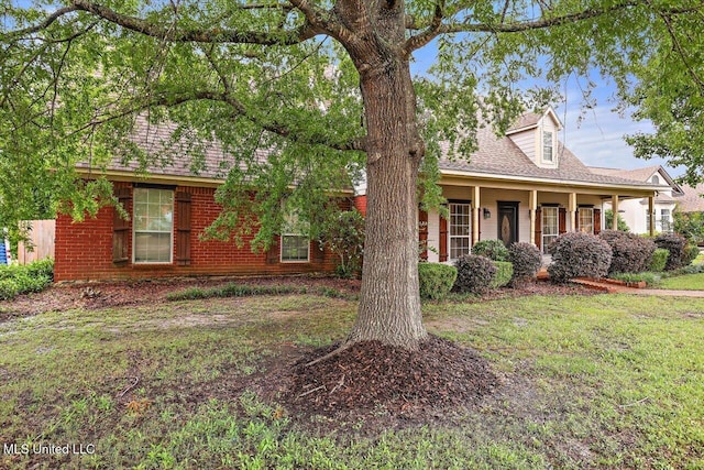 501 Brighton Cir, Brandon, MS 39047 - view of front facade featuring a front lawn and a porch
