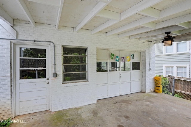 2418 24th Ave, Meridian, MS 39301 - doorway to property with brick siding