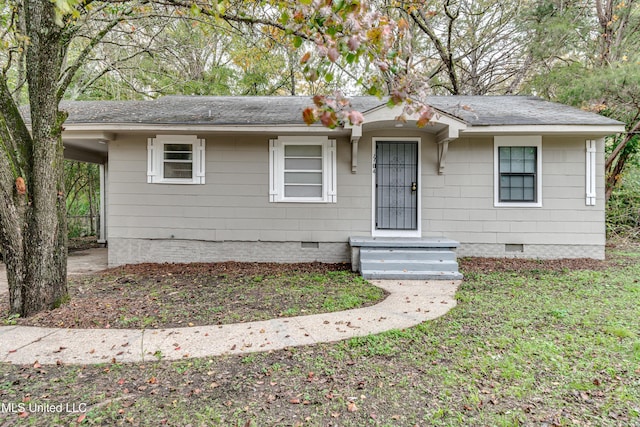 view of front of home