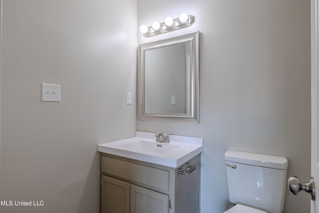 7241 Illinois Central Ave, Horn Lake, MS 38637 - half bath featuring vanity and toilet