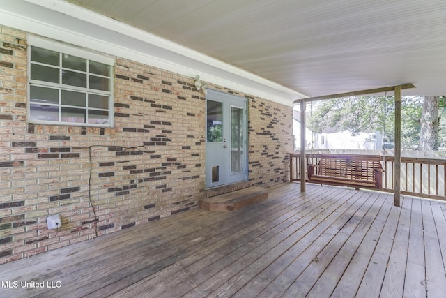 115 Shady Dr, Long Beach, MS 39560 - view of wooden deck