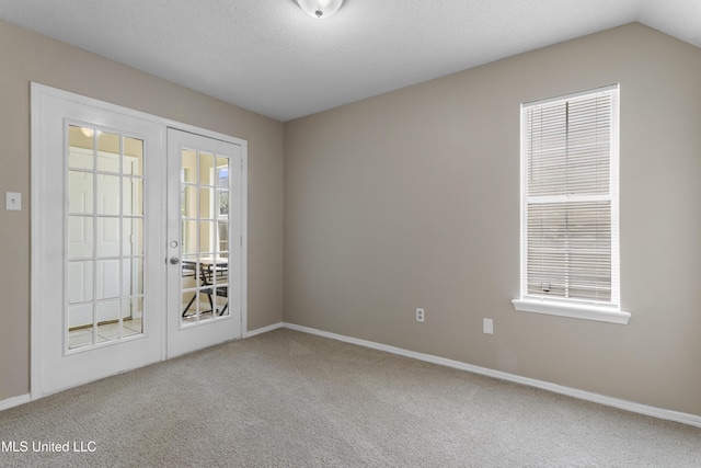 2383 Trafalgar Dr, Biloxi, MS 39531 - carpeted spare room with french doors