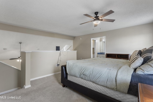 2383 Trafalgar Dr, Biloxi, MS 39531 - carpeted bedroom featuring ensuite bathroom and a ceiling fan