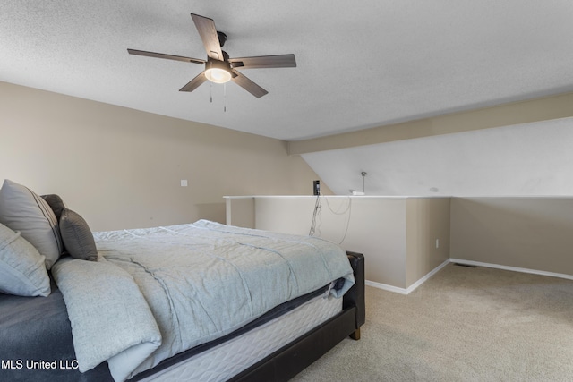 2383 Trafalgar Dr, Biloxi, MS 39531 - carpeted bedroom with baseboards and ceiling fan