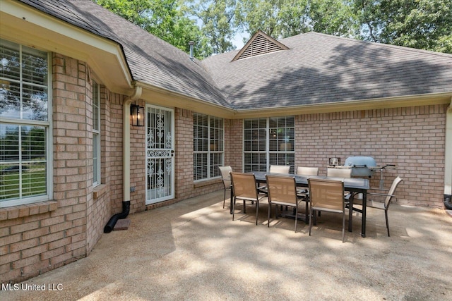 4275 Bienville Rd, Nesbit, MS 38651 - view of patio / terrace with outdoor dining area and grilling area