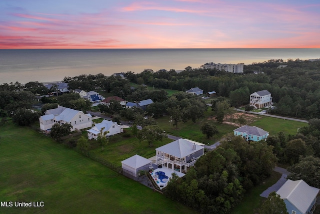 14 Sherman Ave, Pass Christian, MS 39571 - aerial view with a water view