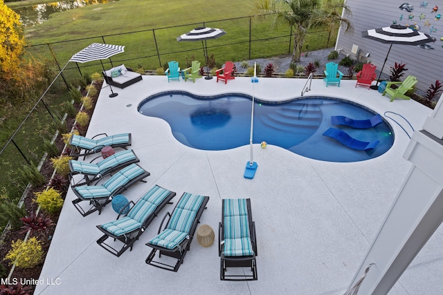 14 Sherman Ave, Pass Christian, MS 39571 - pool with a yard, fence, and a patio