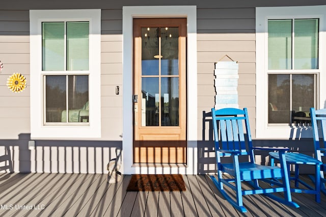 14 Sherman Ave, Pass Christian, MS 39571 - wooden terrace featuring a porch