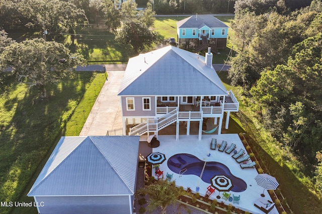 14 Sherman Ave, Pass Christian, MS 39571 - bird's eye view