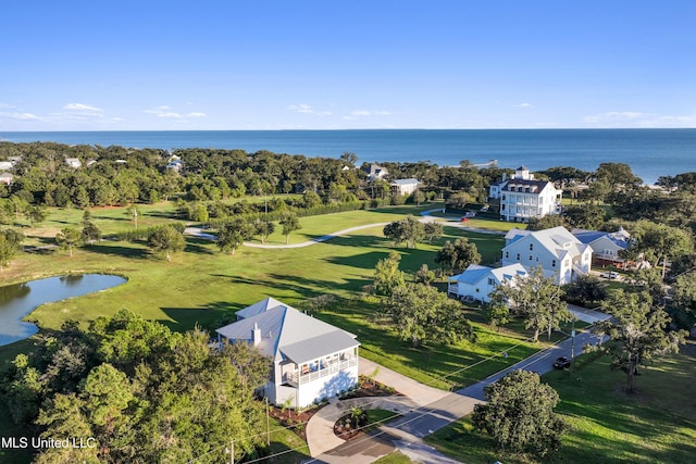 14 Sherman Ave, Pass Christian, MS 39571 - bird's eye view featuring a water view