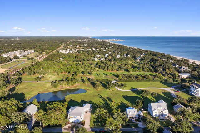 14 Sherman Ave, Pass Christian, MS 39571 - birds eye view of property with a water view