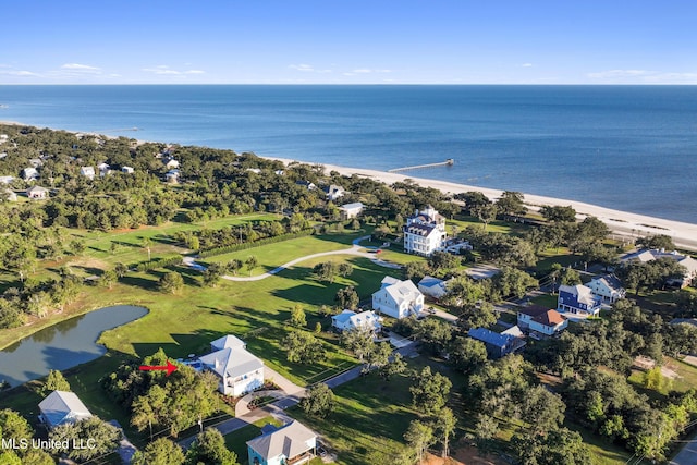 14 Sherman Ave, Pass Christian, MS 39571 - aerial view with a water view