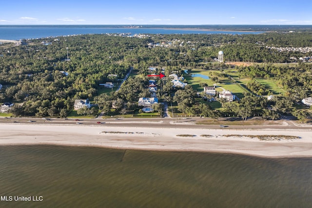 14 Sherman Ave, Pass Christian, MS 39571 - bird's eye view featuring a water view