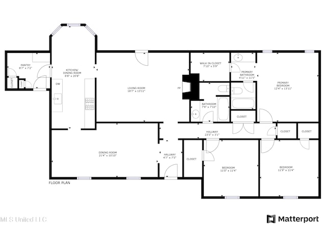 107 S Boxwood Pl, Brandon, MS 39047 - property floor plan