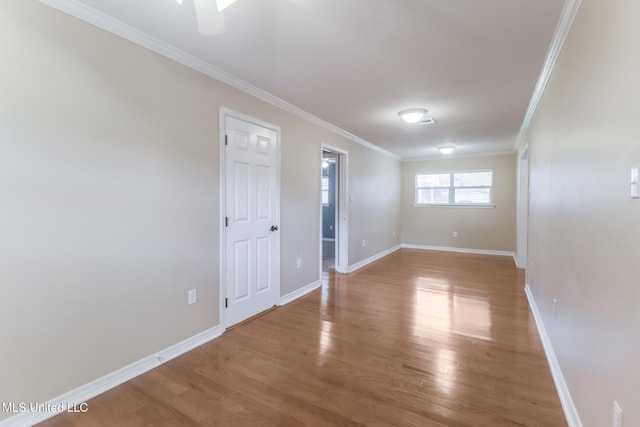 31 55th St, Gulfport, MS 39507 - unfurnished room featuring ornamental molding and wood finished floors